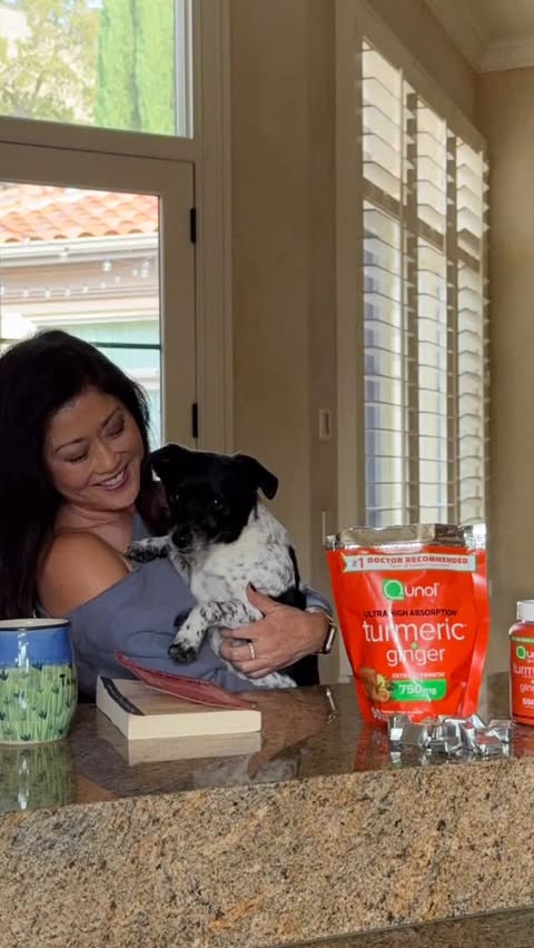 Instagram post by @kristiyamaguchi for Qunol. Caption reads: [...] am excited about officially joining the....