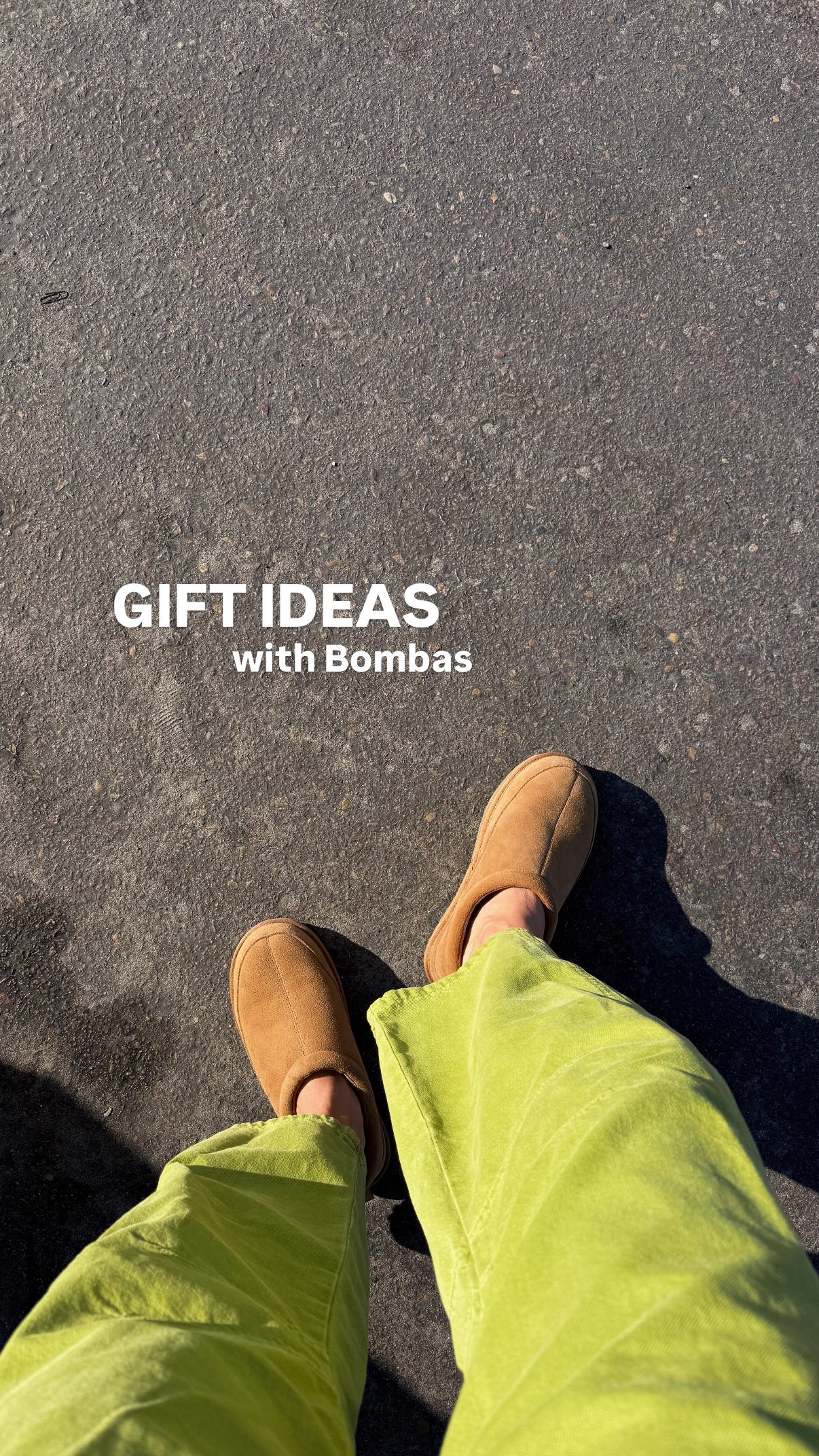 Instagram post by an influencer for bombas. Caption reads: [...] and a good pair of slippers. @bombas of....
