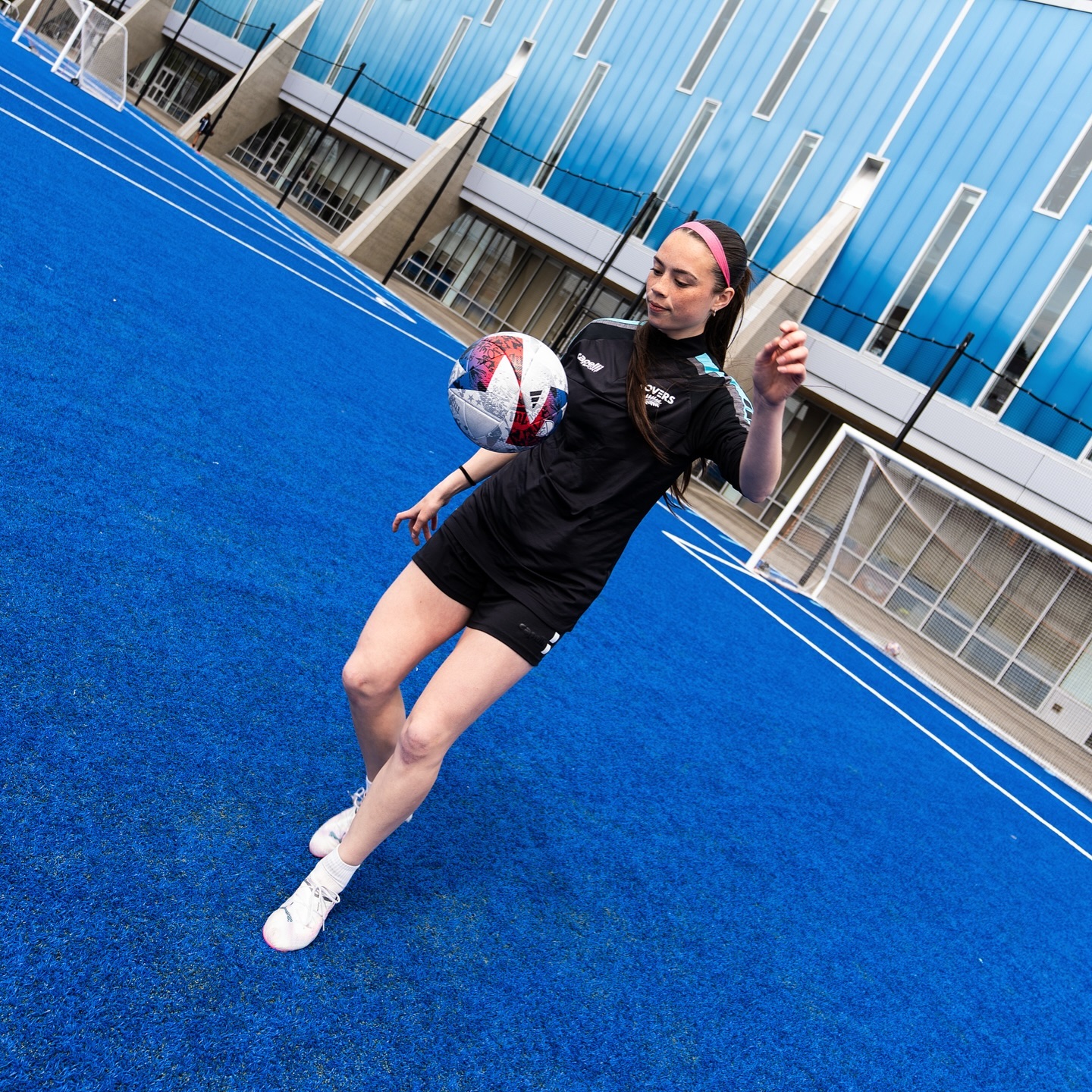 Instagram post by @maddymah for Capelli Sport. Caption reads: [...] on and off the field in my Capelli....