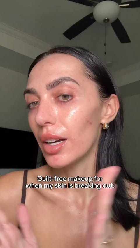 Instagram post by @ericanic0le for Clinique. Caption reads: [...] foundation balm been all my life 😭....