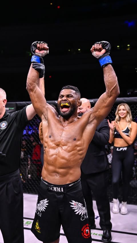 Instagram post by @lfa_brasil for Legacy Fighting Alliance. Caption reads: #LFAQuickHits: Ednilson Santos 🇧🇷 Powered by:....