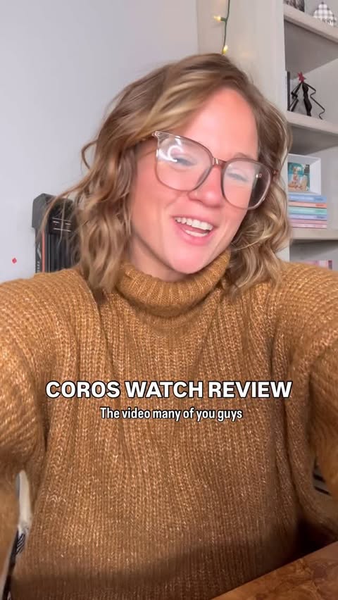 Instagram post by @allygriffeth for COROS. Caption reads: At the end of the day I’m just a girl that loves....