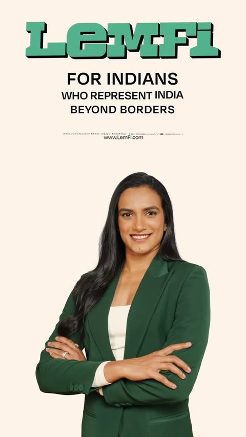 Instagram post by @pvsindhu1 for LemFi. Caption reads: [...] of NRIs. Excited to team up with LemFi to....