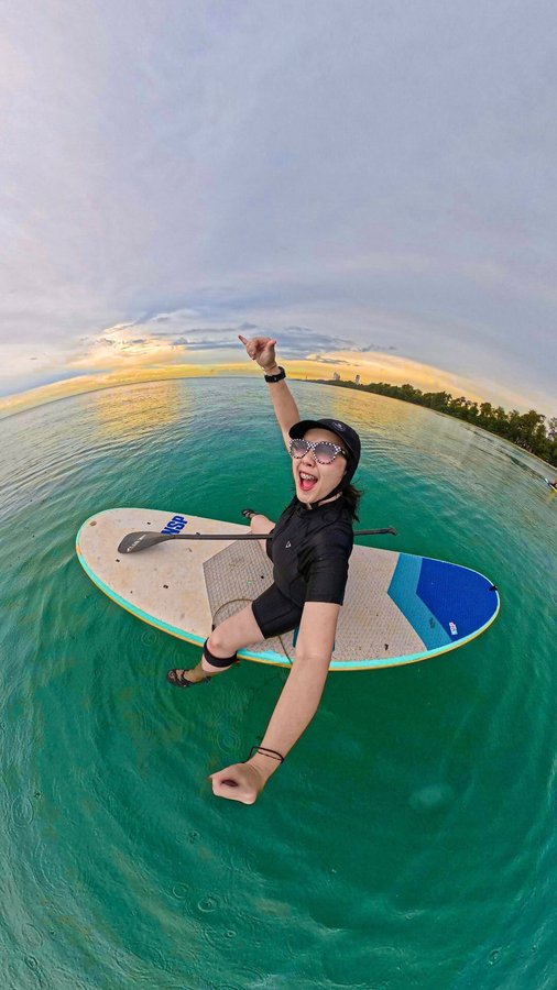 Instagram post by @phopira for GoPro. Caption reads: Healing is the new luxury and Thailand knows it....