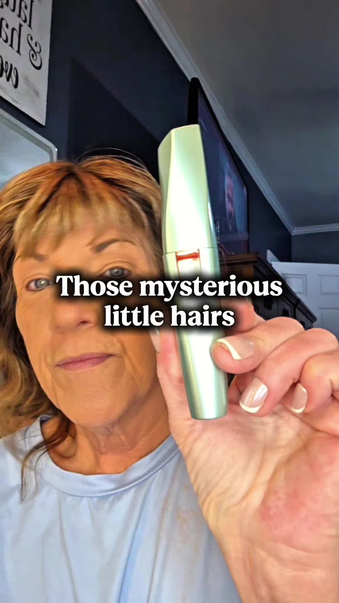 TikTok post by @shorkiebros for Vogcrest. Caption reads: @VOGCREST this trimmer gets all those sneaky [...].