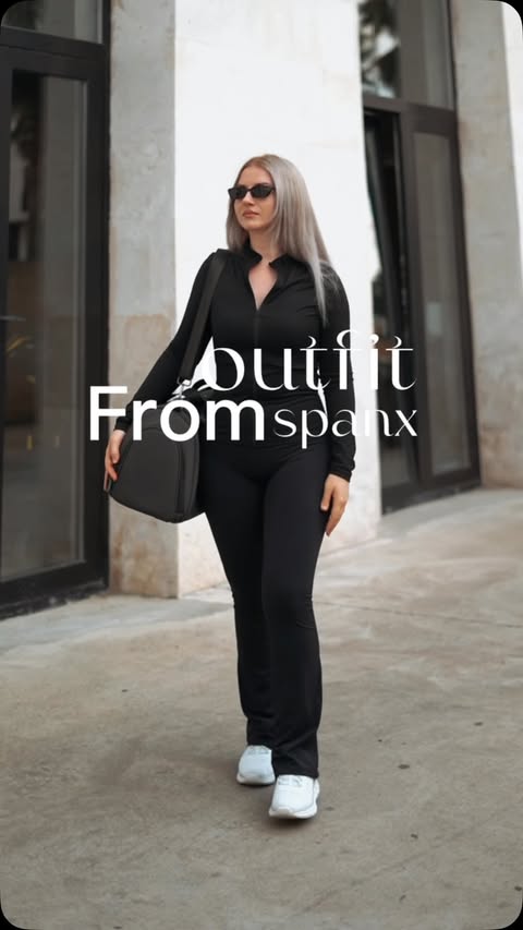Instagram post by @annaamimi_ugc for collAble. Caption reads: [...] on! Shop yours here: 🔗 #ad #SPANX....