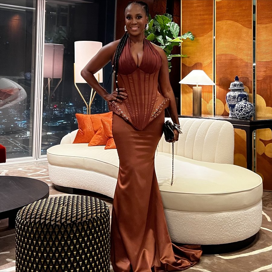 Instagram post by @motsimabuse for Shangri-La. Caption reads: Ad/ What a night in London.
The premiere of the....