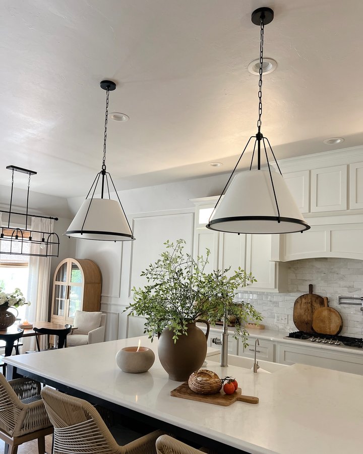 Instagram post by @blessedinlightdecor for Rowabi. Caption reads: Partnered with @blessedinlightdecor to add the....