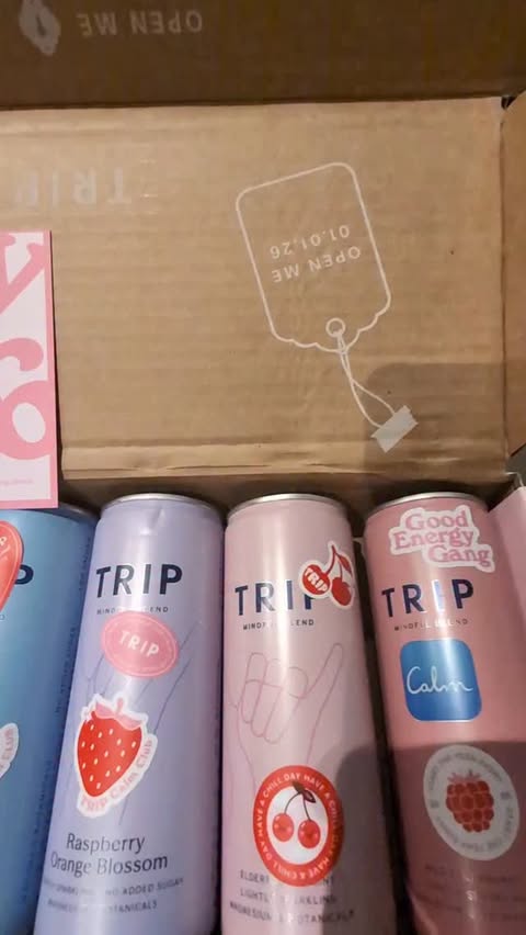 Instagram post by @nicolalemmon for Drinks TRIP. Caption reads: Ad Not being dramatic but this drink is the reason....