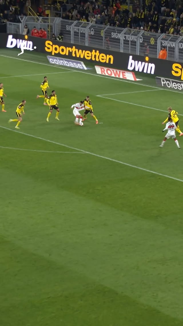 Instagram post by @bundesliga for Amazon Web Services. Caption reads: [...] | #BundesligaMatchFacts | @VfB |....