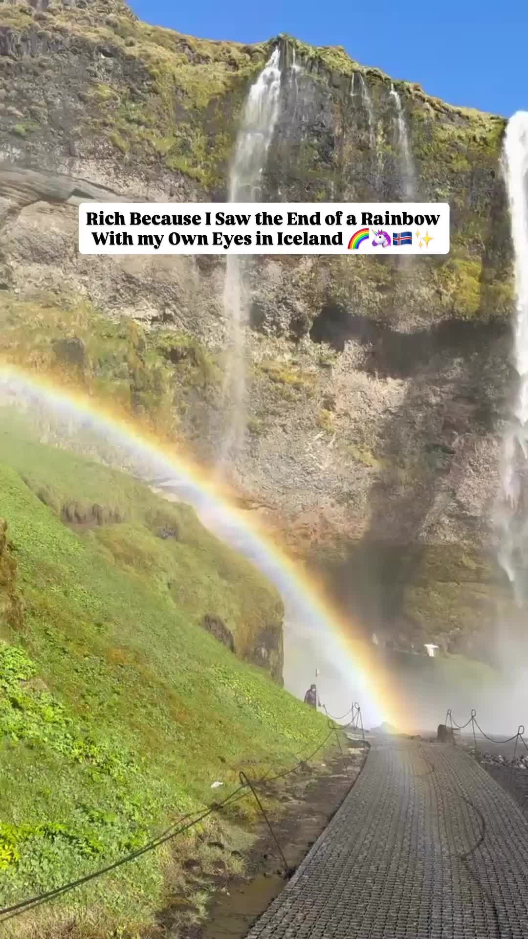 Instagram post by @welivetoexplore for Tripscout. Caption reads: Living my best life because I saw the rainbow’s....