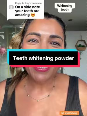 TikTok post by @sheena.tiktok76 for Icy Bear Dental. Caption reads: Replying to @Izzy It’s the whiteness that you....