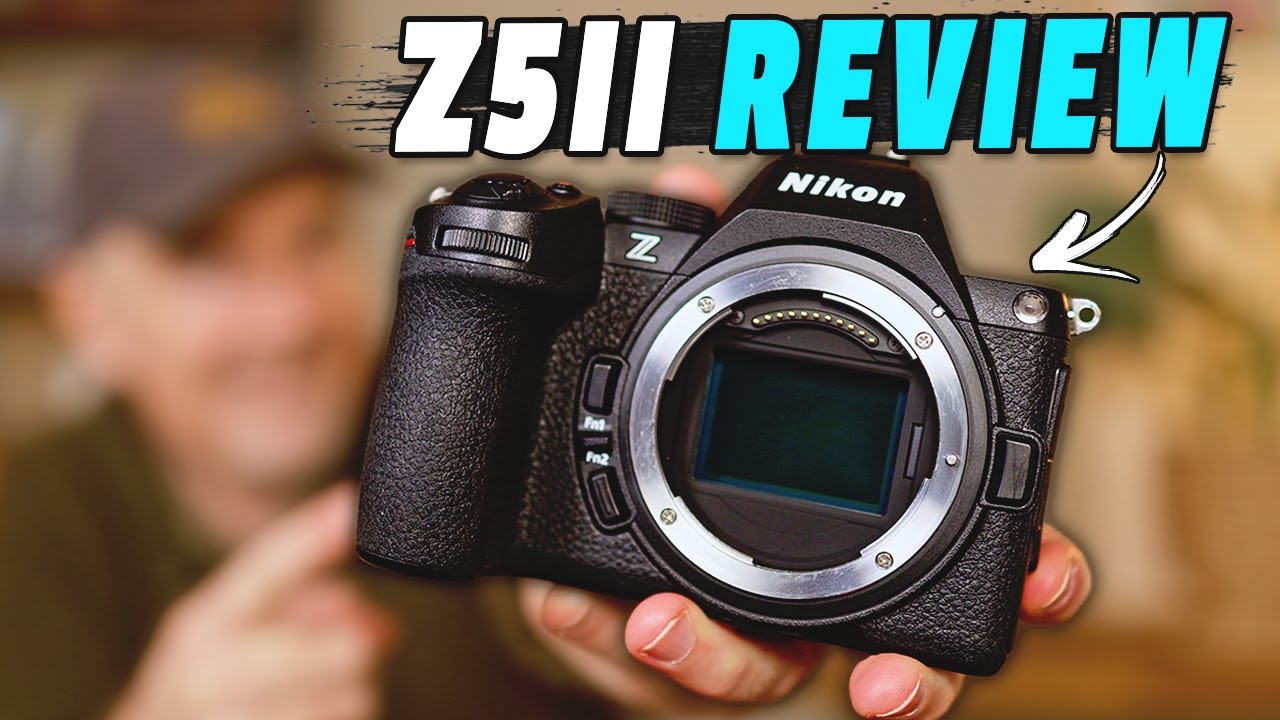 YouTube post by @Duade for iFootage. Caption reads: Nikon Z5II Review - Pro Camera Specs Without The....