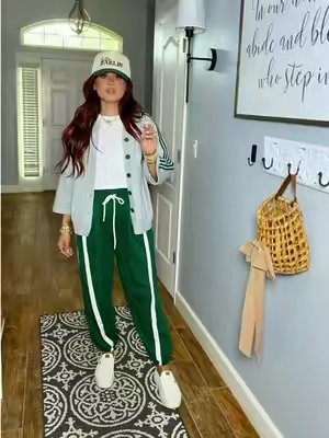 TikTok post by @mandyncarver for Imily Bela Official. Caption reads: SOOOOO COZY and love the details of this!! @Imily....