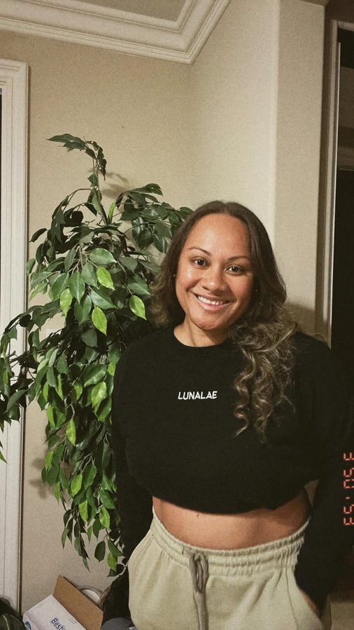 Instagram post by @unalotawa for Lunalae. Caption reads: #ad ✨ @lunalaestore sent me a few of their cozy....