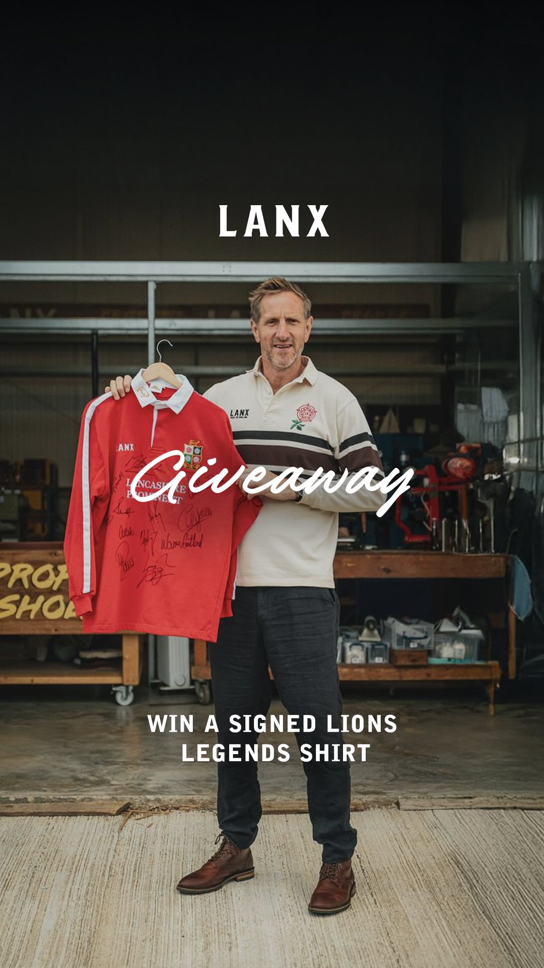 Instagram post by @willgreenwood for LANX. Caption reads: [...] CLOSED**

GIVEAWAY… I’m teaming up with....