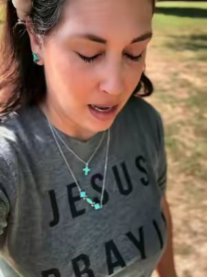 TikTok post by @farmgirl.brookeelwood for Nerdy Nuts. Caption reads: Order @Nerdy Nuts Shop and pray for rain!.
