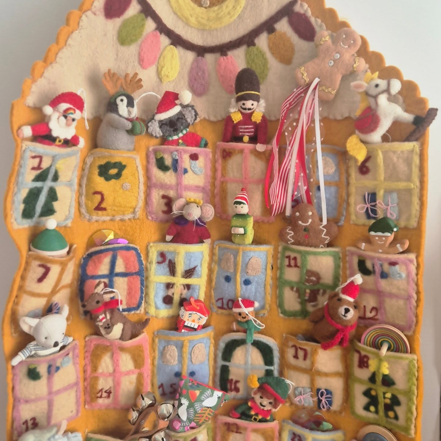 Instagram post by @playlifeawaits for Tara Treasures. Caption reads: [...] ✨️Advent Calendar from @hopeandme....