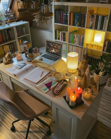 Instagram post by @theelmsdiaries for FlexiSpot. Caption reads: Saturday statistic vibes 🧮  My statistics exam is....