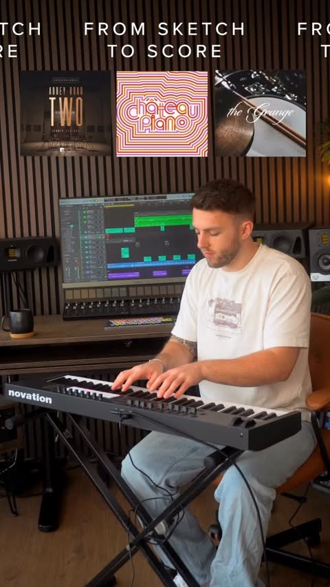 Instagram post by @willeason for Spitfire Audio. Caption reads: [...] track using the Hitmaker Bundle! 🎹....