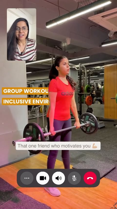 Instagram post by @ria_sadhwani for Anytime Fitness. Caption reads: [...] that friend and visit your nearest....