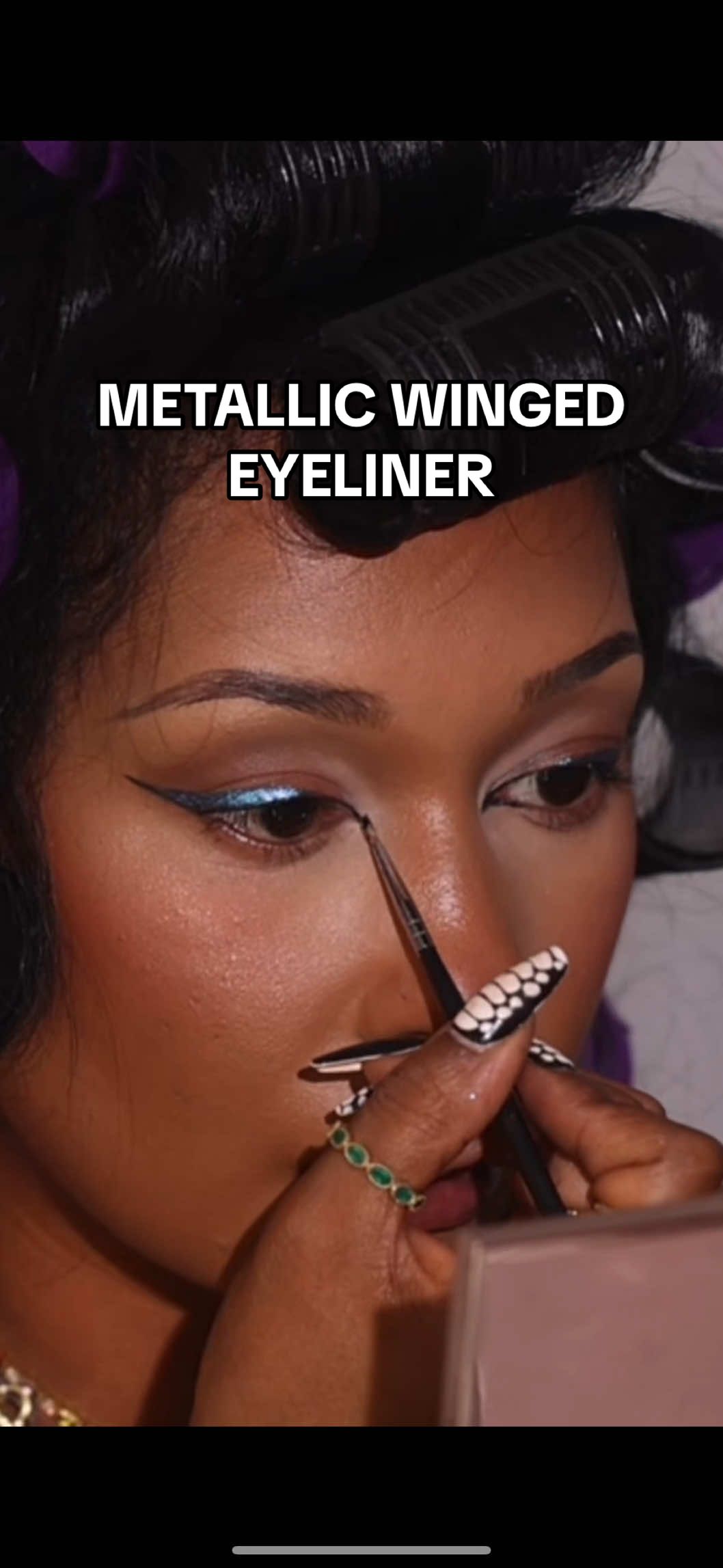 TikTok post by @ruthyandthebrain for Adriana Nichole Cosmetics. Caption reads: Bullying a woman over coffee? With a man?! Bffr....