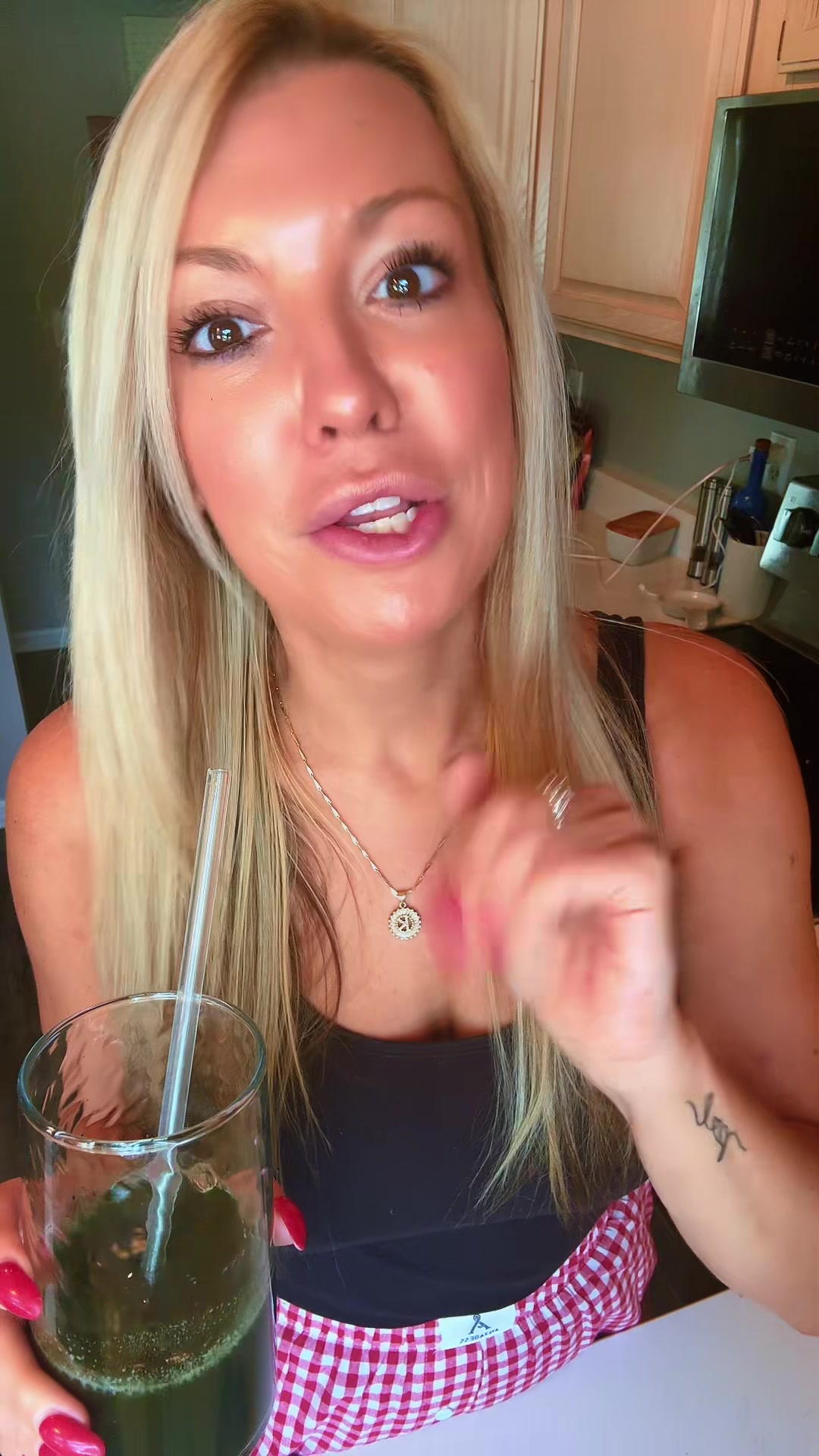 TikTok post by @kristinrealtor13 for Amazing Grass. Caption reads: @Amazing Grass finally a green drink that doesn’t....