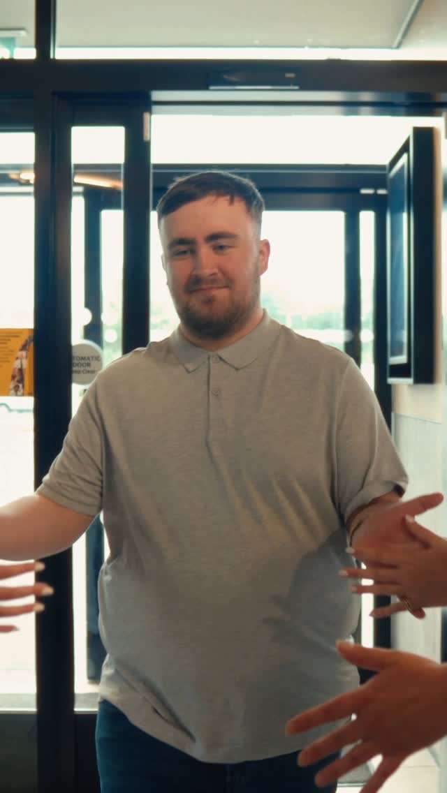 Instagram post by @lukethenukelittler for McDonald's. Caption reads: The Big Arch®️ has landed🍔🔥 go check it out and....