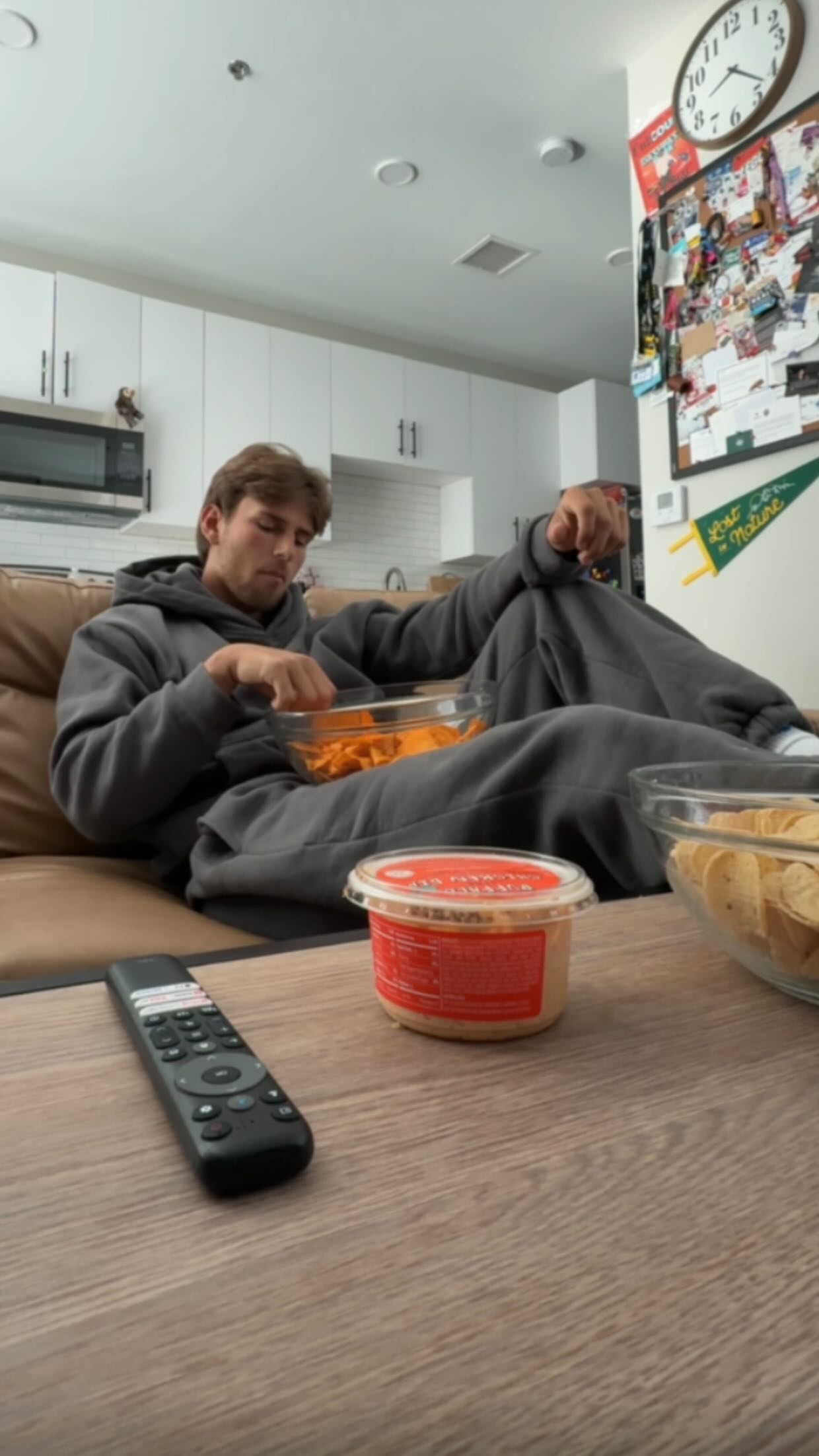 Instagram post by @itscadendavis for Apartments. Caption reads: #ad  I know where I’ll be for gamedays all year....