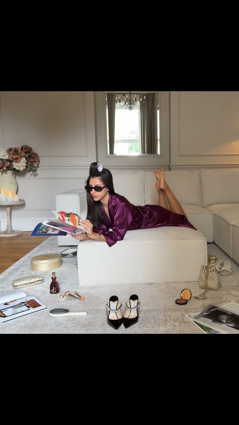 Instagram post by @yasminbright for Jimmy Choo. Caption reads: [...] eau de parfum - the new fragrance from....