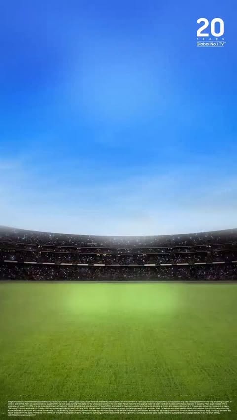Instagram post by an influencer for Samsung India. Caption reads: [...] Big TV. #Samsung #T20 #SamsungIndia....