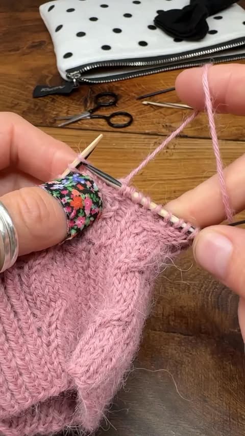 Instagram post by @alexandrabrinck for KnitPro. Caption reads: [ad] I'm not saying you should get the @knitproeu....