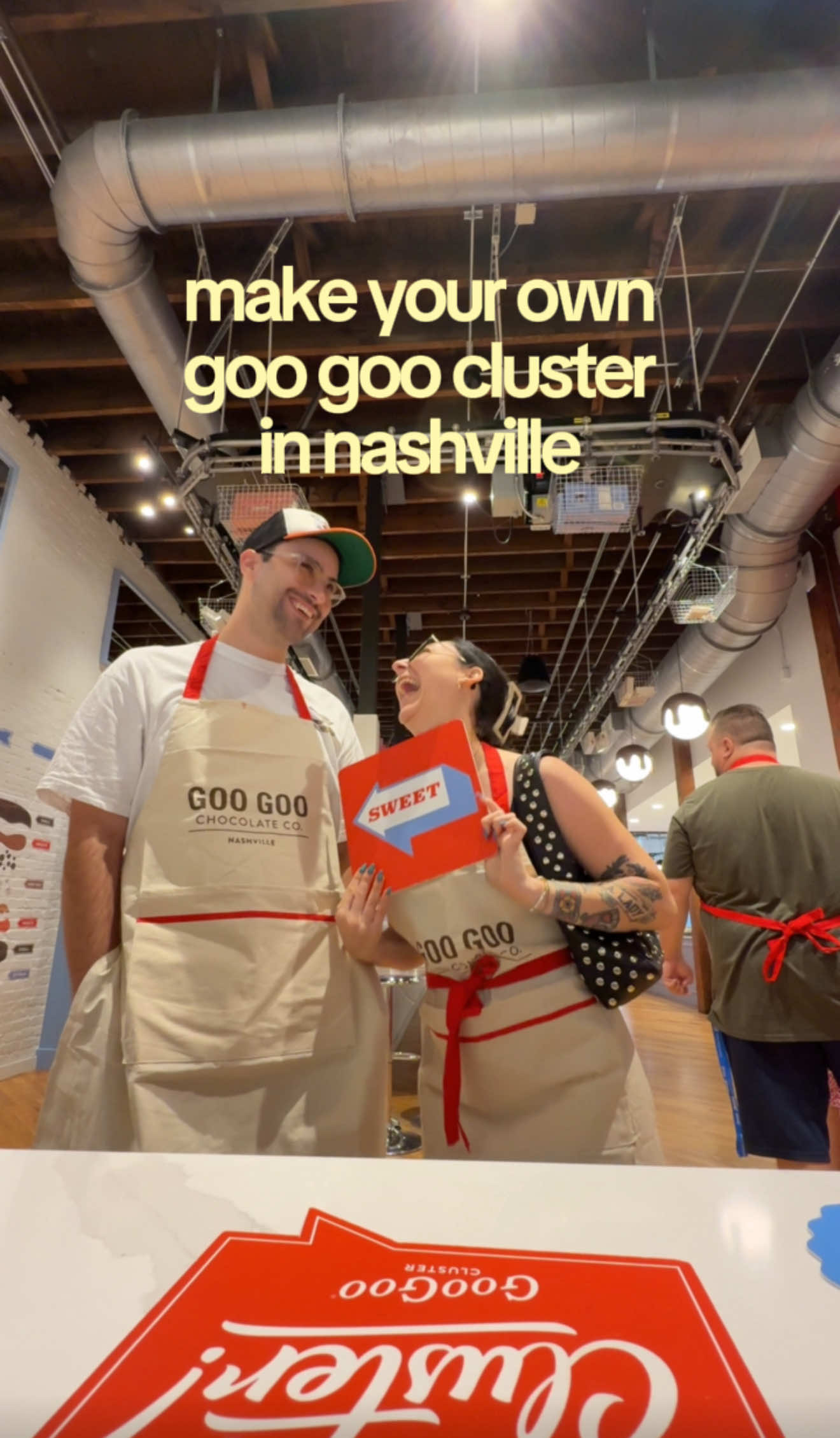 TikTok post by @nashvillewithcaitlin for Groupon. Caption reads: When’s the last time you did something new in your....