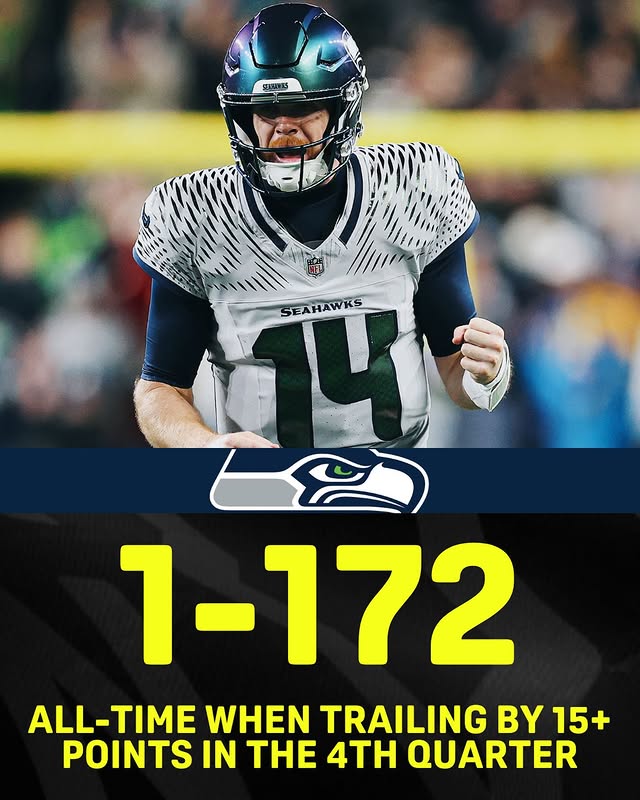 Instagram post by @seahawkscanada for DAZN. Caption reads: Tonight was the one 😮 #NFLonDAZN #Seahawks.