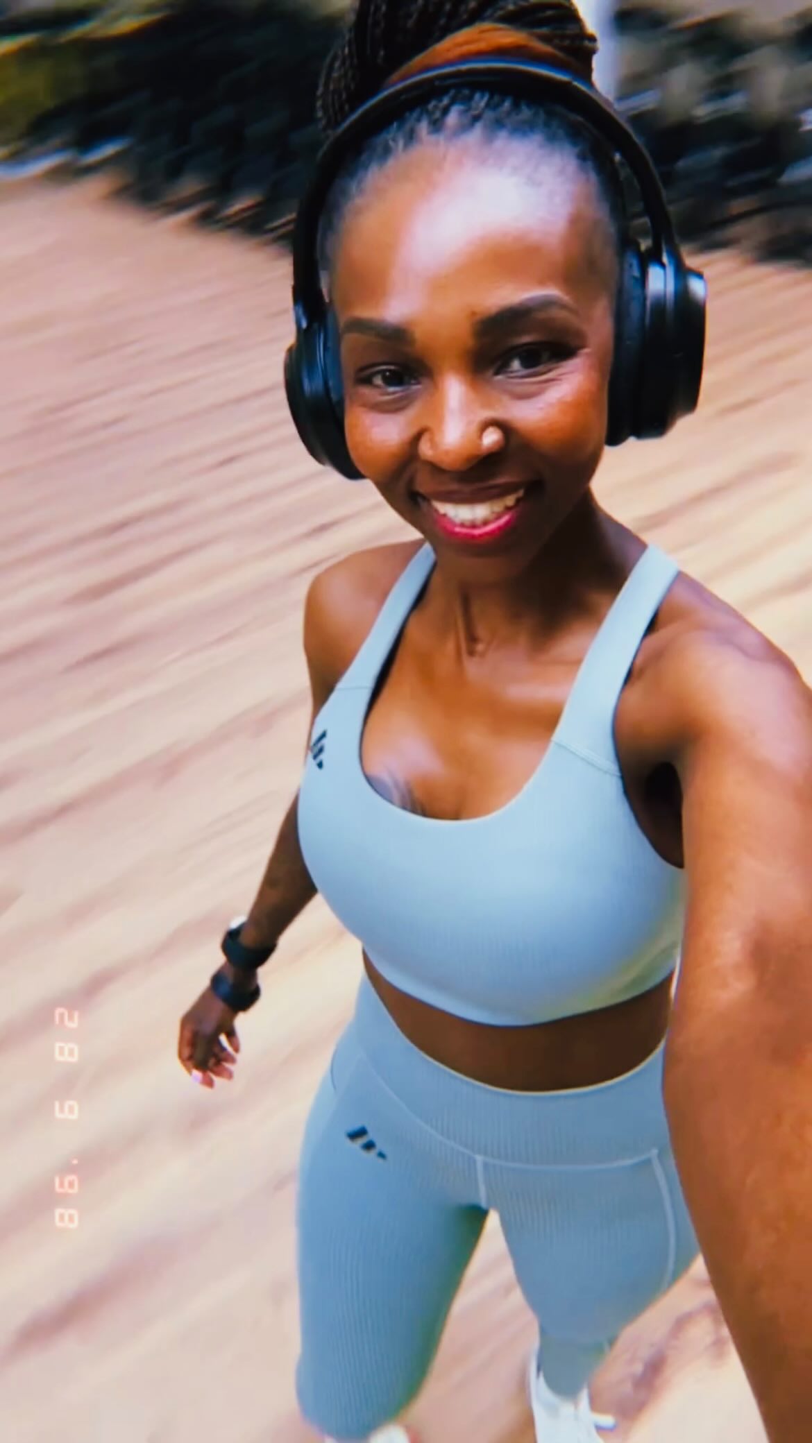Instagram post by @mooklabs for LES MILLS. Caption reads: #adidastraining #adidaslesmills.
