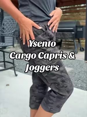 TikTok post by @julie_trimble for YSENTO. Caption reads: [...] #capripants #joggers #fashionover50 @YSENTO.