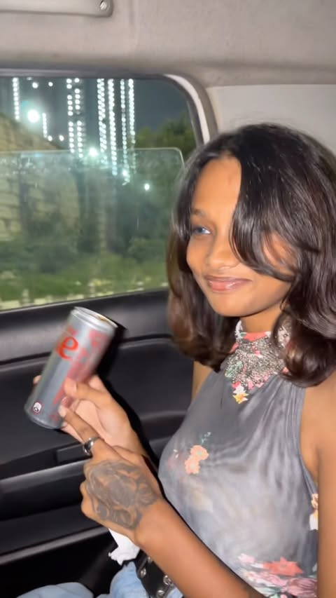 Instagram post by @iiii_regina_iiii for Diet Coke. Caption reads: One Collaboration @dietcoke. Logic less . #viral....