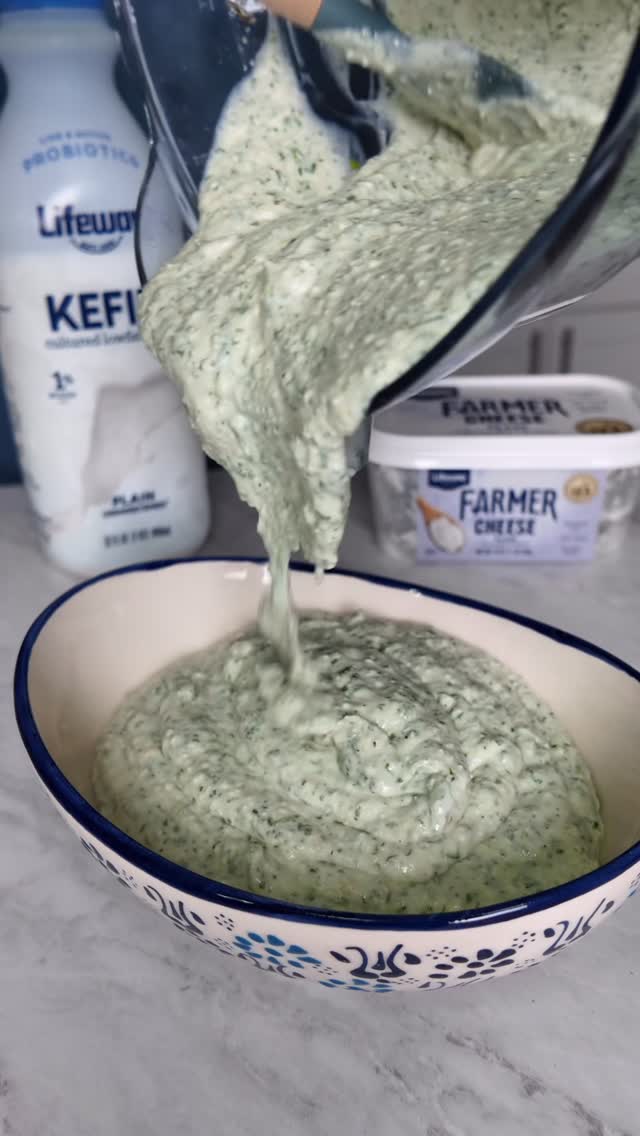 Instagram post by @freddsters for Lifeway Foods. Caption reads: Protein Packed Ranch with @lifewaykefir Farmer....