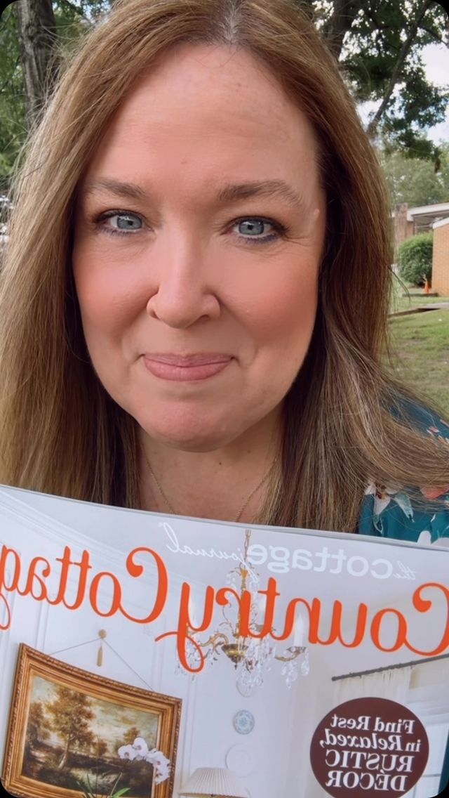 Instagram post by @gagirl_vintagedecor for The Cottage Journal. Caption reads: Talk about dreams coming true, I still can’t....