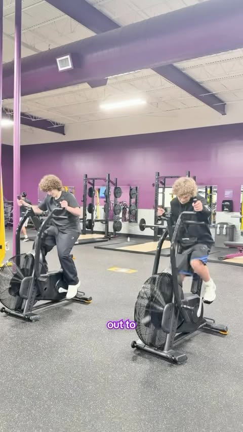 Instagram post by @nelsonneumann2028 for Planet Fitness. Caption reads: Work doesn’t stop now! Shout out @planetfitness....