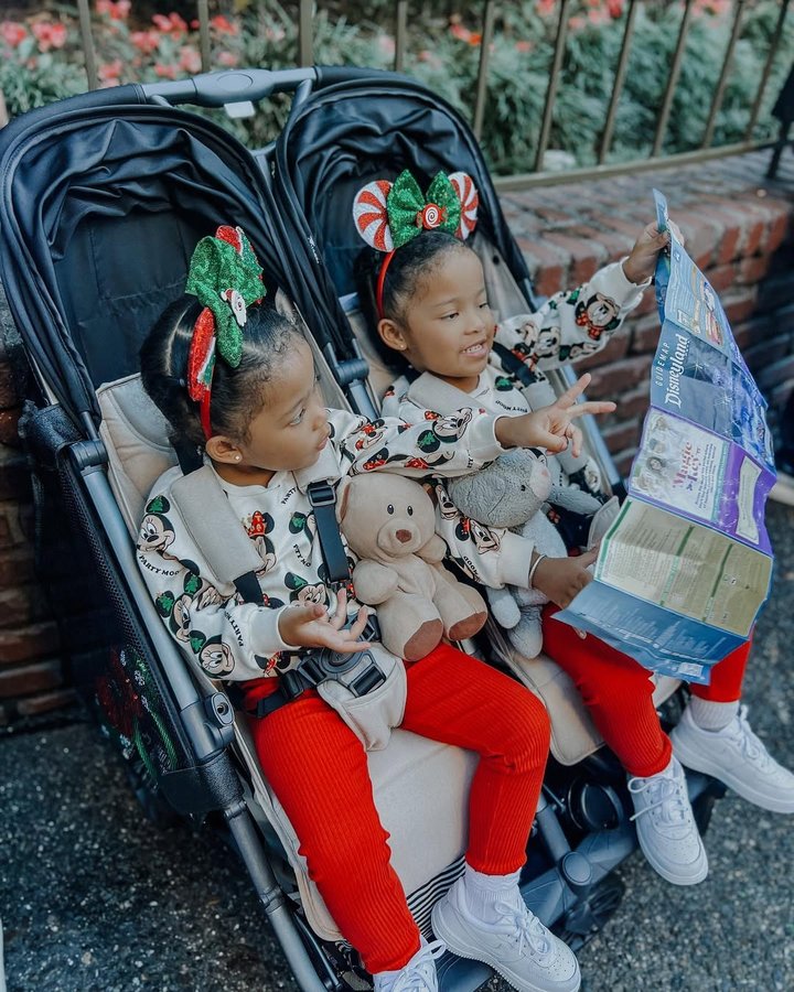 Instagram post by @xo_dynaaa for Joovy. Caption reads: [...] our 2-day trip to Disney without our Joovy....