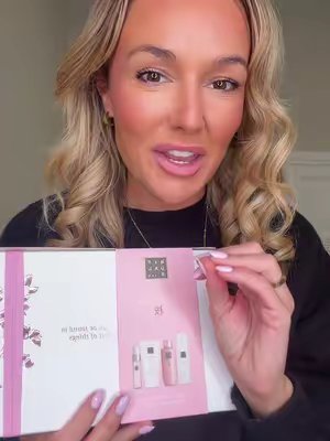 TikTok post by @nicoleisthismeshop for Rituals. Caption reads: You can’t go wrong with a rituals gift set 💕👌....