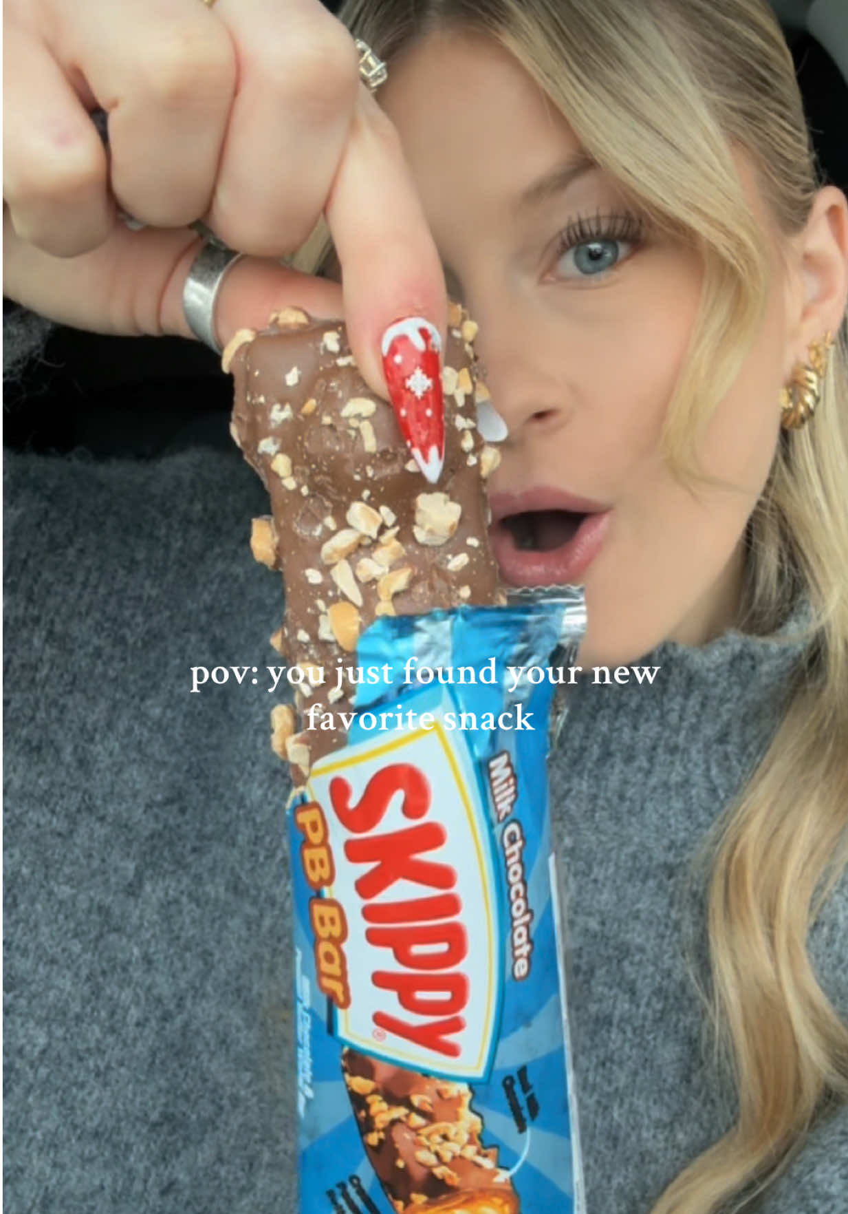 TikTok post by @eatsbynat for Dollar Tree. Caption reads: [...] your new favorite snack just landed @Dollar....