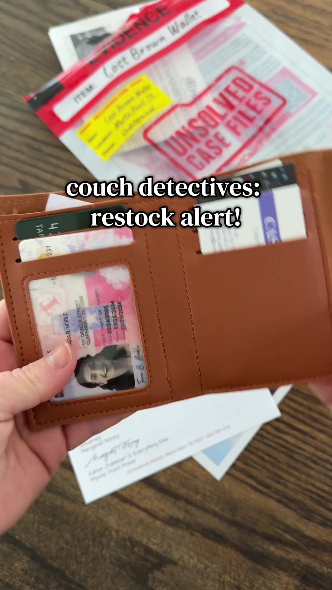 TikTok post by @thatragamuffinmama for Unsolved Case Files. Caption reads: [...] #gamenight #boardgame @Unsolved Case Files.