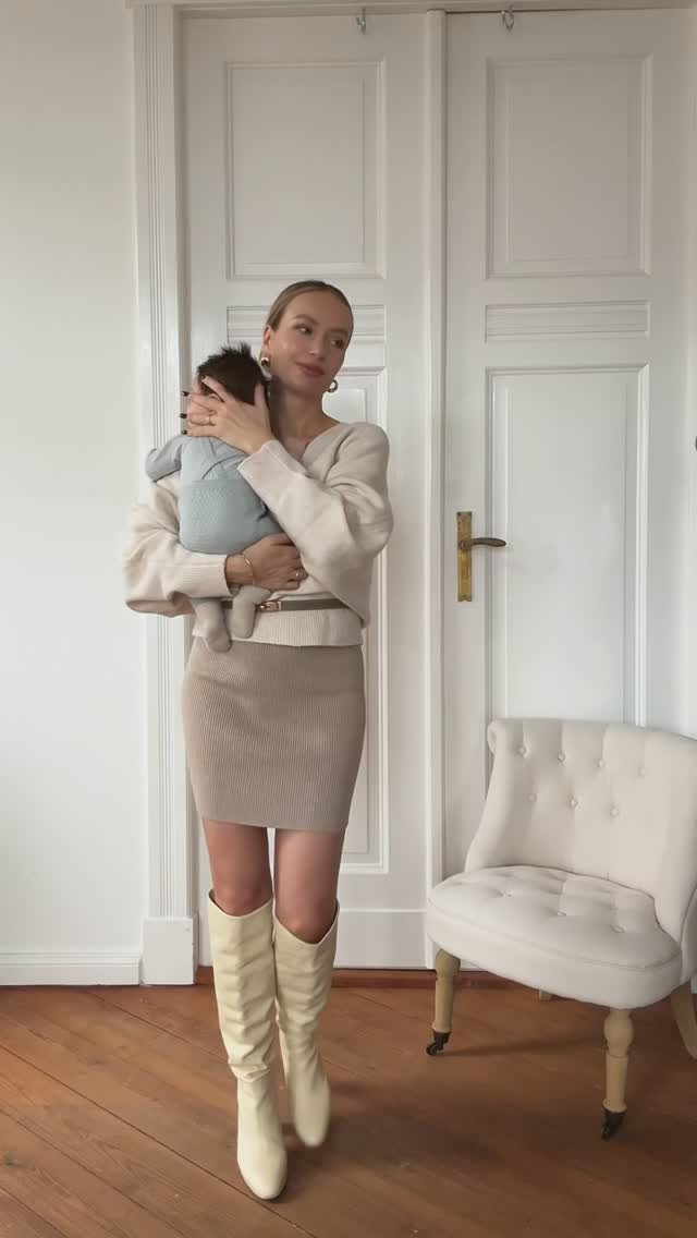 Instagram post by @olgali.ber for Bae The Label. Caption reads: [...] nursing clothes?🤱🏼lets fix that 😎....