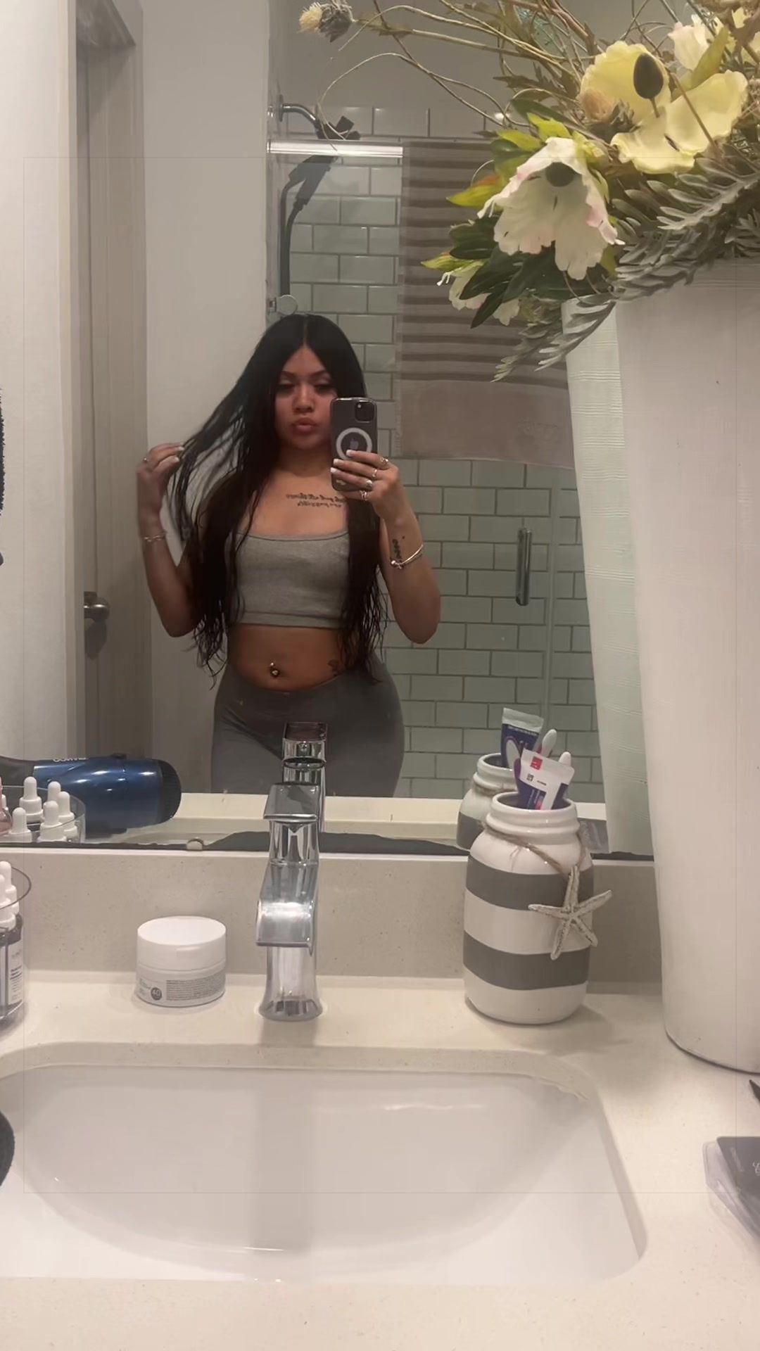 TikTok post by @melaa0241 for Sunny Hair. Caption reads: @sunnyhairofficial @Sunny Hair #fypp #houston....