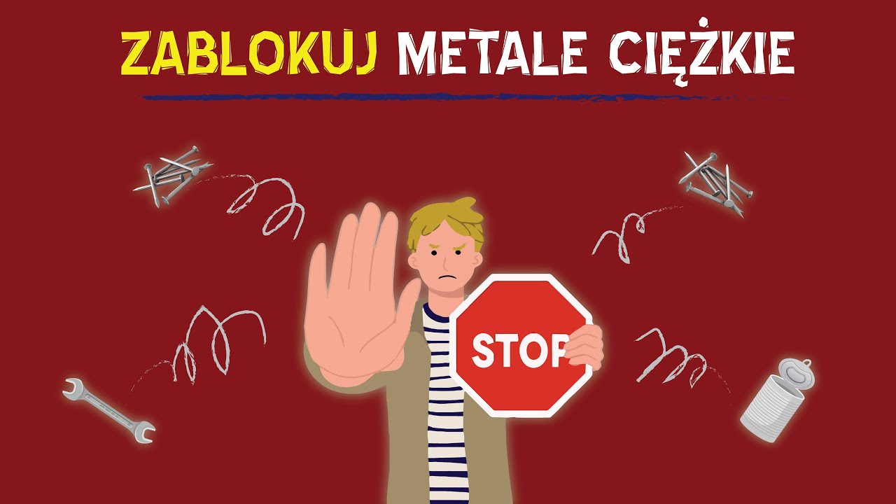 YouTube post by @BartoszCzekala for Mięsna Paczka. Caption reads: Oczyszczanie ciała z RTĘCI, OŁOWIU i innych metali....