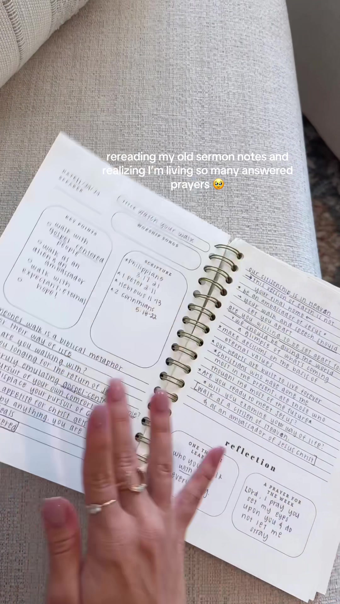 TikTok post by @aalexismadisonshops for Steadfast and Sustained. Caption reads: love this journal still!!! @Steadfast And....