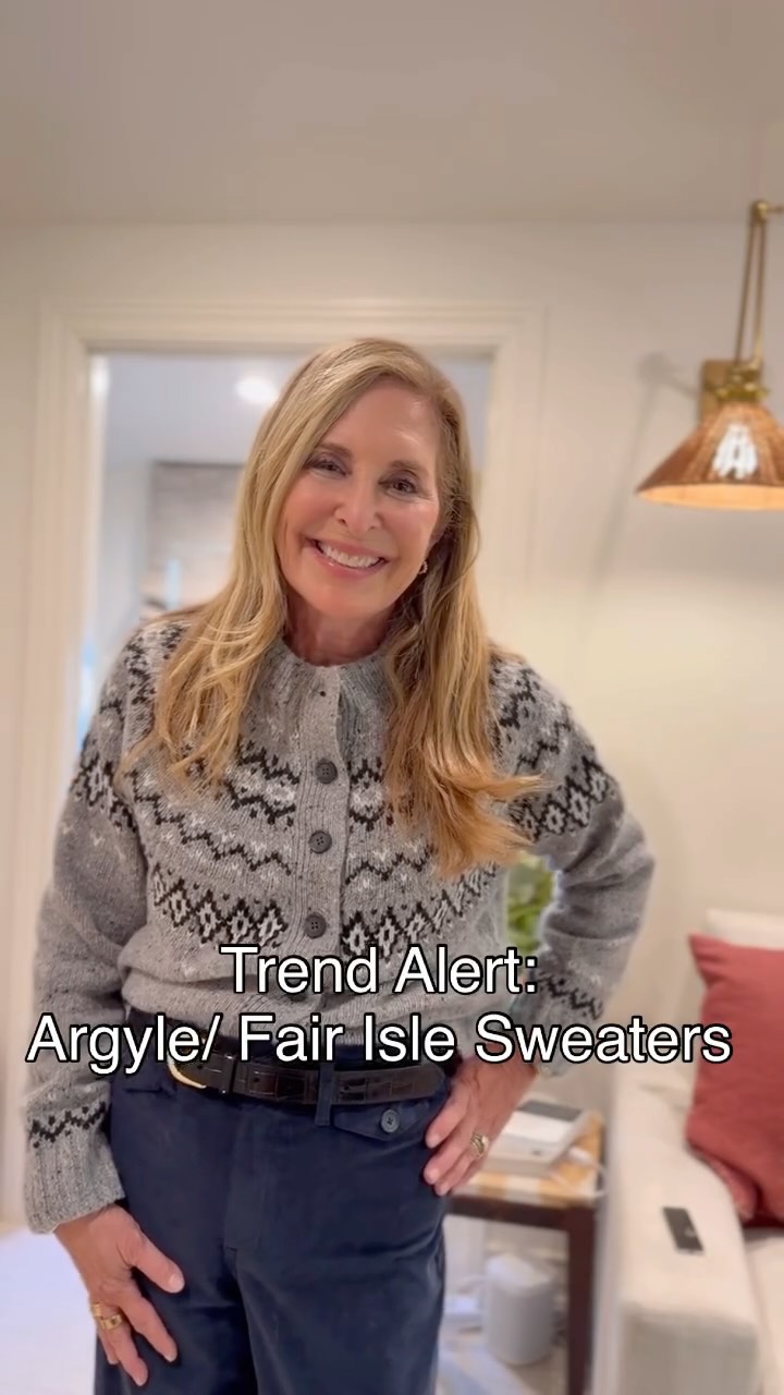 Instagram post by @getinthegroove1 for J.Crew. Caption reads: Love this sweater trend! Comment SHOP below to....