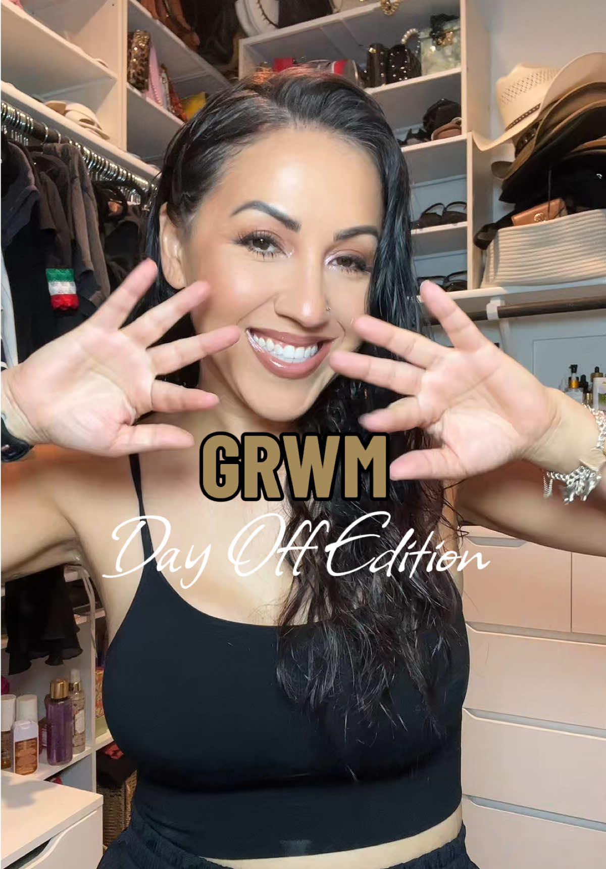 TikTok post by @gg4liife for Jojoans. Caption reads: [...] Chow! 😘 🖤TOP: @Lysee Ti 🖤PANTS: @JOJOANS....